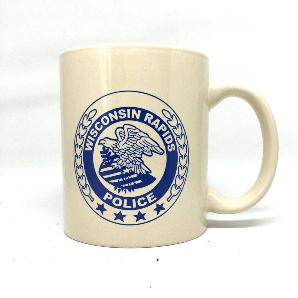 Wisconsin Rapids Police Coffee Mug Cup Ceramic Eagle